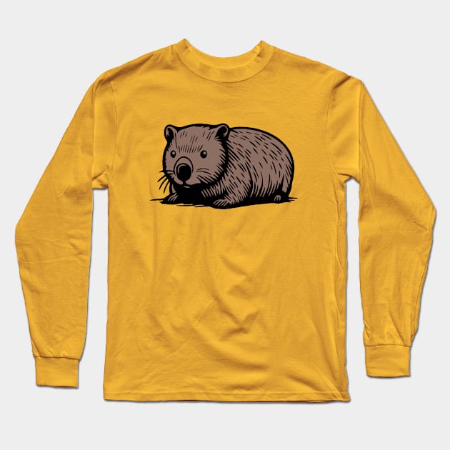 Wombat Long Sleeve T-Shirt by KayBee Gift Shop